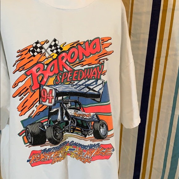 Vintage 90s Barona Speedway Shirt 1994 - Picture 5 of 6